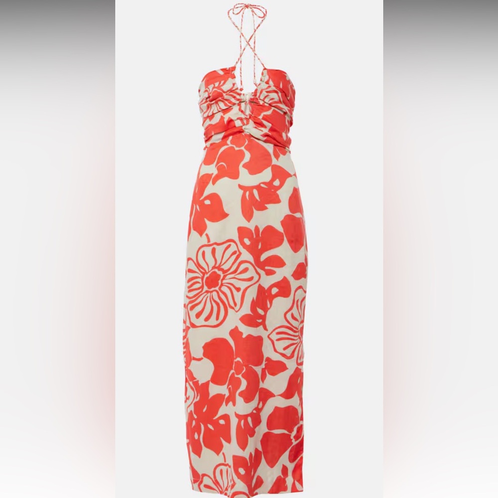 Faithfull the Brand | Tortugas floral linen maxi dress | Size M (6)
